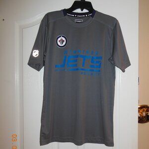 NWT Fanatics Winnipeg Jets Men's Medium Alternative Logo Performance NHL Shirt